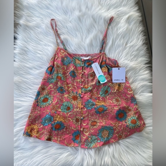 NWT - O’Neill Tallie Womens Tank Top - Calypso Coral - Size small - Picture 3 of 11